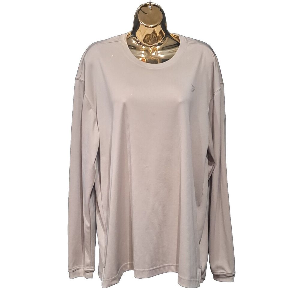 Reel Legends Beige Long Sleeve Crew Neck Size M